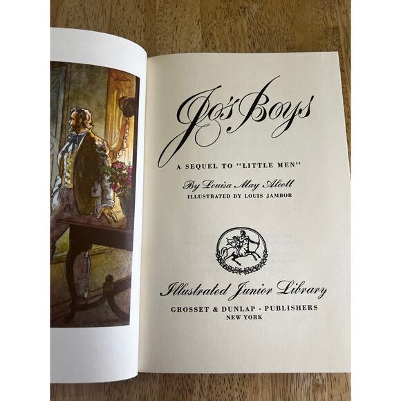 Jo's Boys by Louisa May Alcott 1949 Illustrated Junior Library HC w Slip Case - Picture 4 of 16